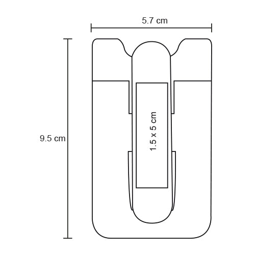 Tarjetero para celular (adhesivo)
